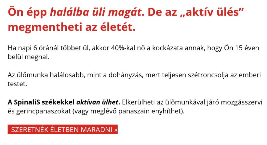 érzelmekre ható marketingszöveg