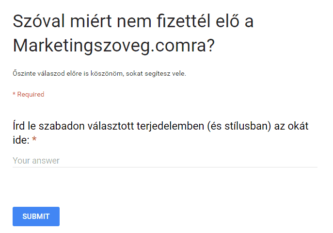 felmérés